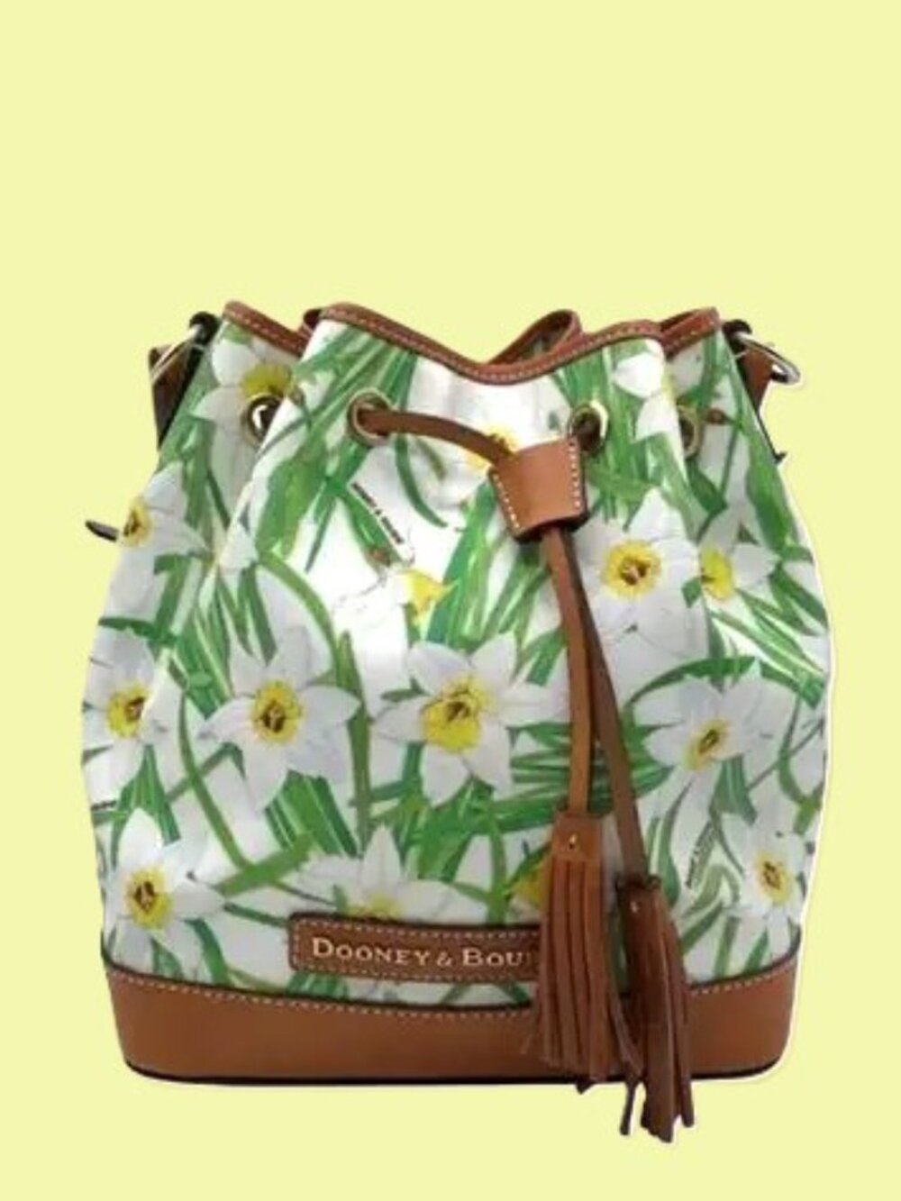 DOONEY & BOURKE Daffodil Drawstring Bucket Bag Excellent Cobndition